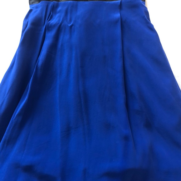 Strapless Black/Cobalt WYATT Collection Mini Dress - Picture 3 of 4